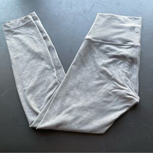 Lululemon Wunder Under Leggings Sz 4 Gray 25” Inseam